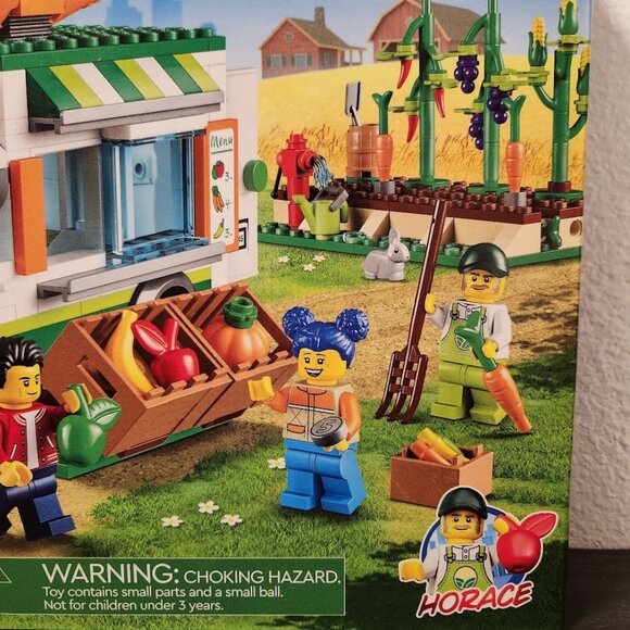 LEGO City Farmers Market Van 60345 Building Set Food Truck Farm Van Vegetables R - Picture 4 of 13